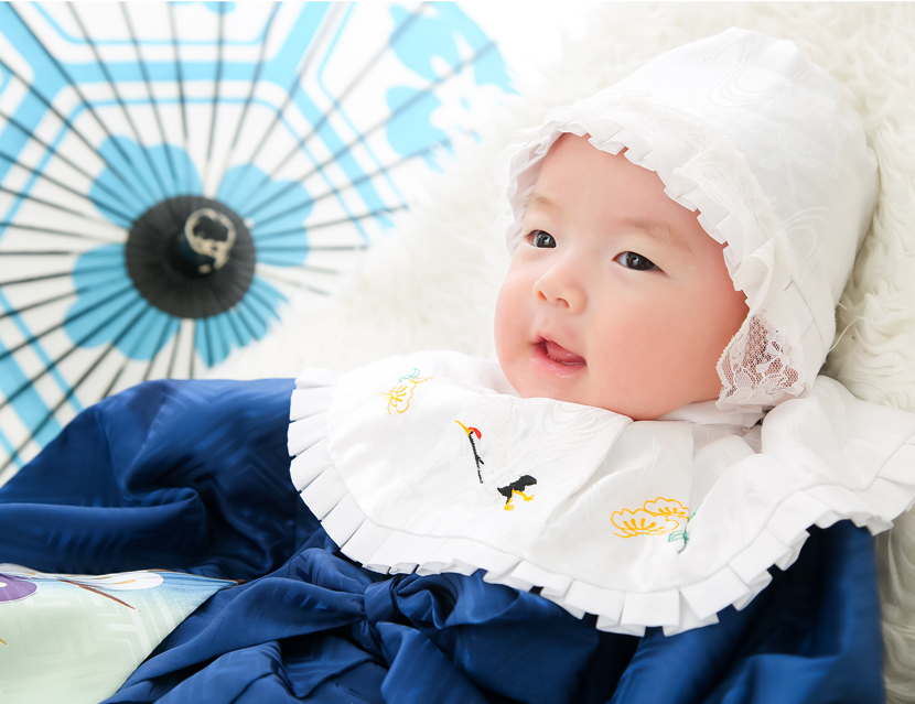 ニコニコのお宮参り撮影