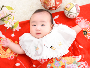 お宮参り記念撮影