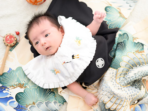 お宮参り記念撮影