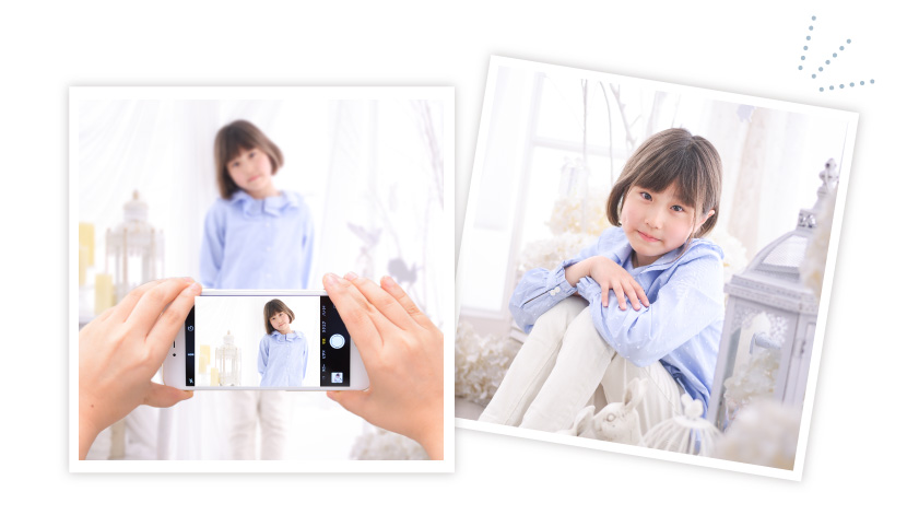 スタジオ内スマホ撮影可能