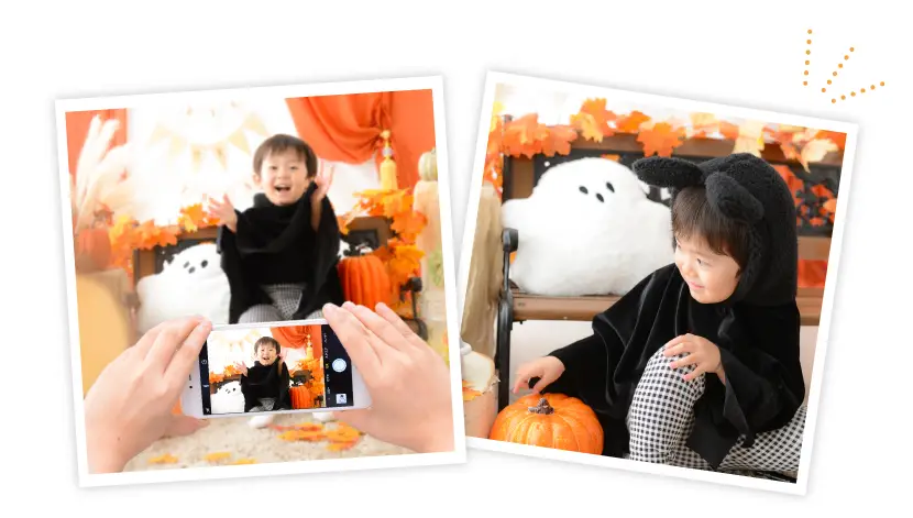 スタジオ内スマホ撮影可能