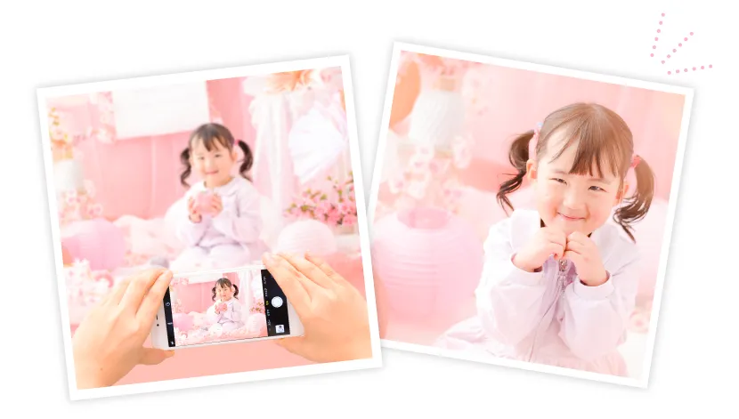 スタジオ内スマホ撮影可能