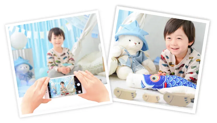 スタジオ内スマホ撮影可能