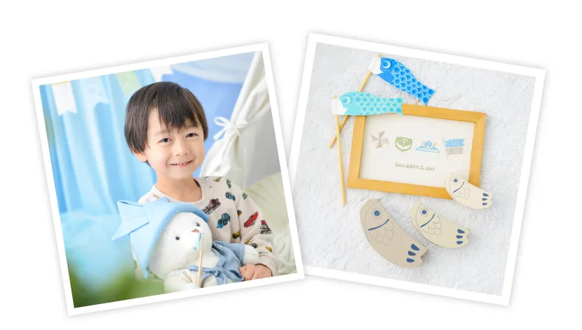 ママパパご家族もいっしょに記念撮影