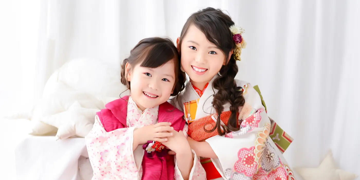 七五三7歳と3歳 姉妹の女の子