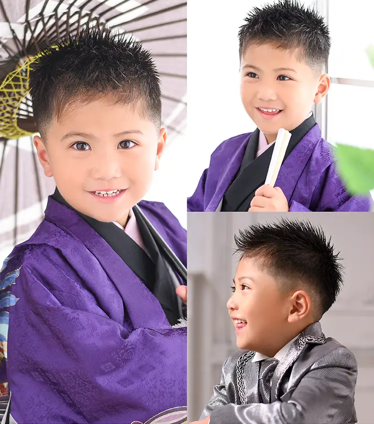 5"七五三 5歳男の子におすすめの髪型 ツンツンヘアー"