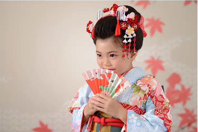 7歳七五三　おすすめの髪型　日本髪