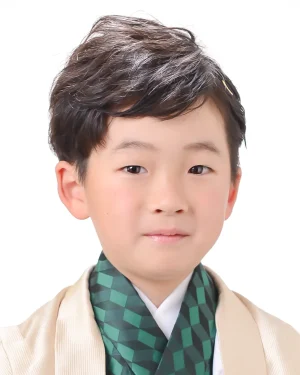 七五三 5歳男の子 ツーブロックサイドパート