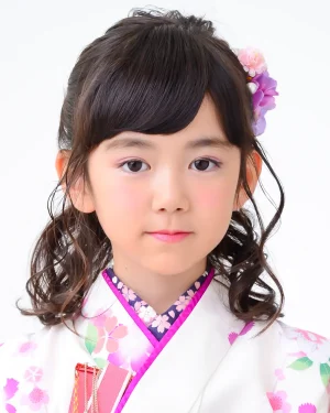 七五三 7歳女の子 ふわふわハーフ