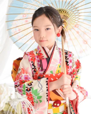 七五三 7歳女の子 カチモリヘア
