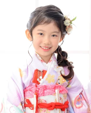 七五三 7歳女の子 ラプンツェルヘア