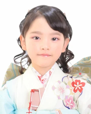 七五三 7歳女の子 ウォーターフォール
