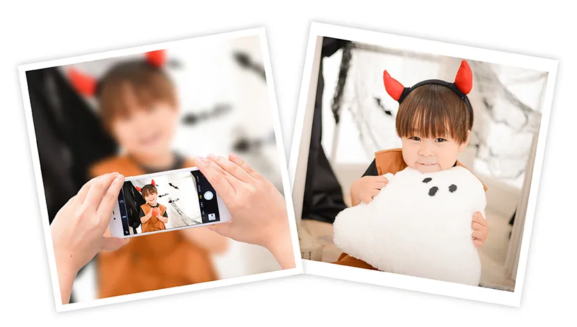 自分のスマホでも撮影可能