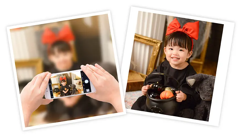 自分のスマホでも撮影可能