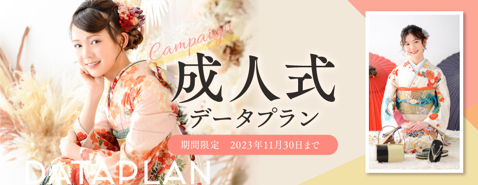 成人式・振袖記念撮影　写真データだけプラン