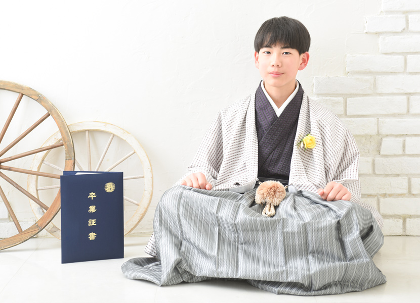 小学生男の子卒業式袴