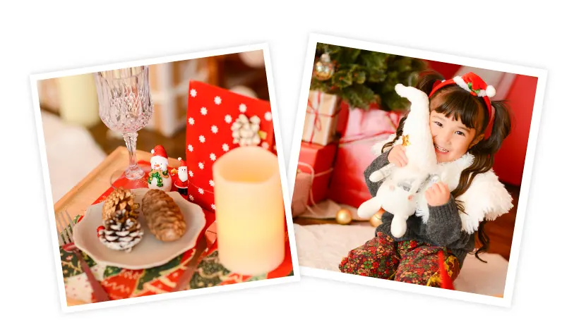 ママパパご家族もいっしょに記念撮影